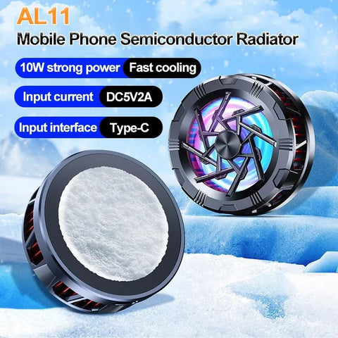 Magnetic Phone Cooler Portable Phone Semiconductor Radiator Rapid Fast Cooling