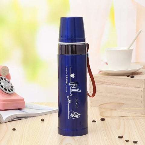 Stainless Steel 800 ML Hot And Cold Water Bottle