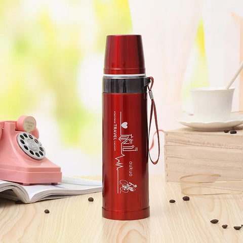 Stainless Steel 800 ML Hot And Cold Water Bottle